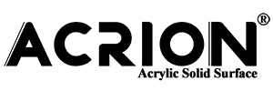 Логотип Acrion, акриловая твердая поверхность, чистый лист с твердой поверхностью, ведущий мировой бренд производителя твердой поверхности на заводе Acrion по твердой поверхности в Китае