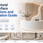 Architectural solid surface applications and specification guide for healthcare, hospitality, retail, signage, and commercial interior projects