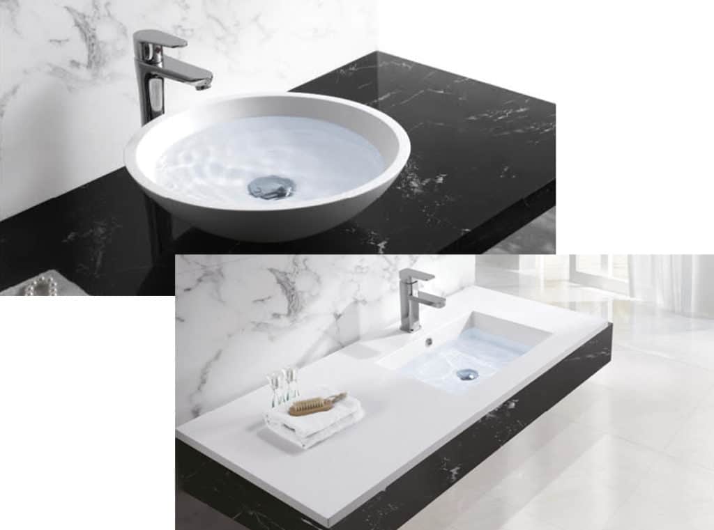 Acrion solid surface countertop