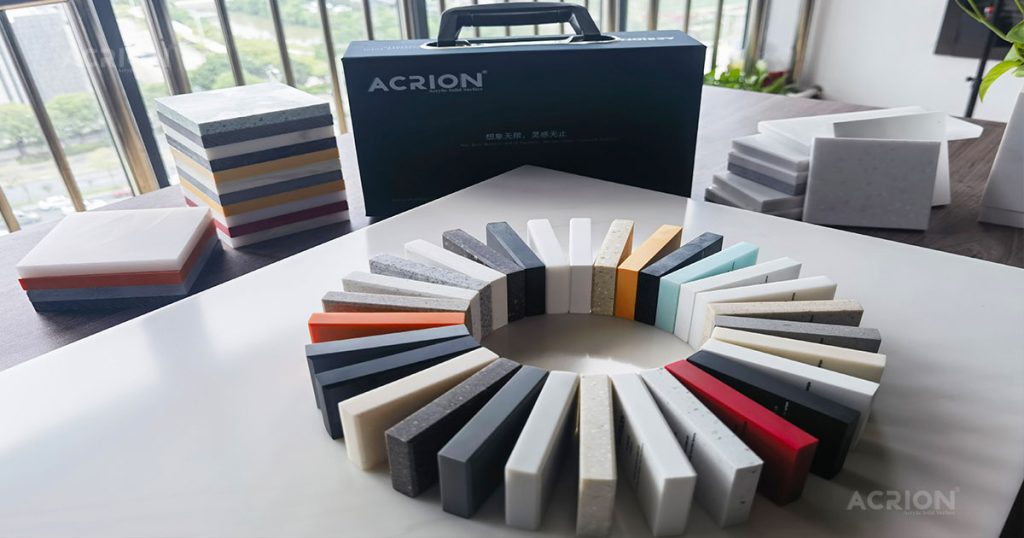 ตัวอย่างสี Acrion